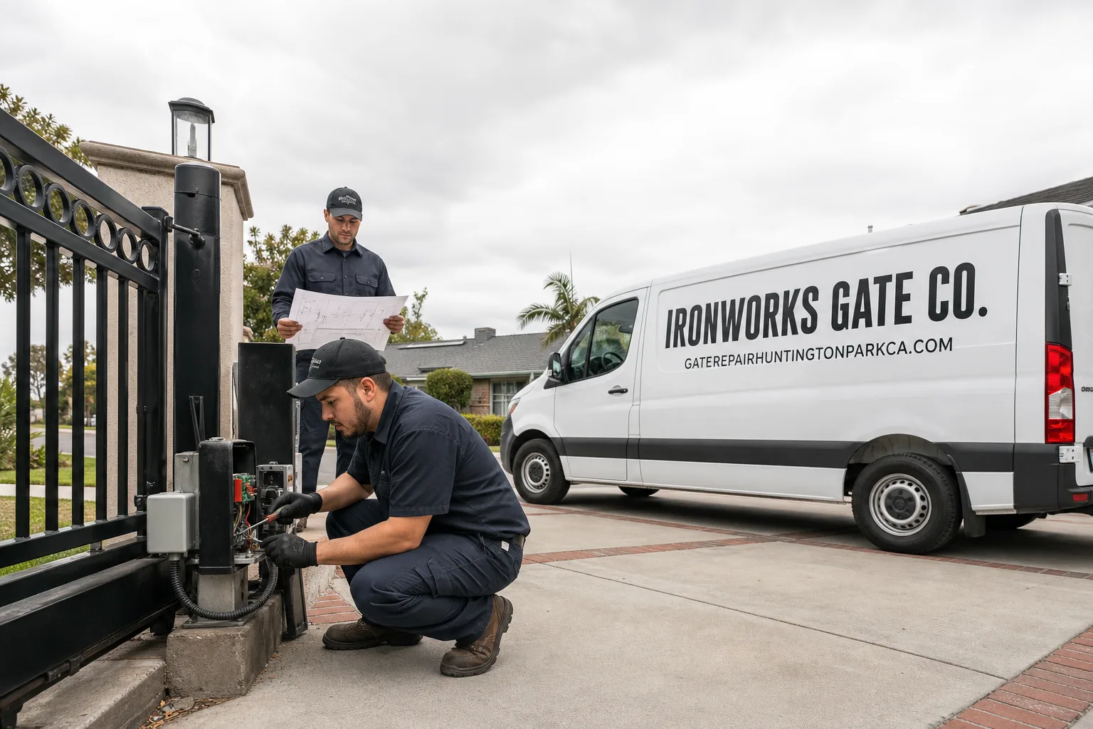 Gate Repair in Huntington Park, CA | Ironworks Gate Co.
